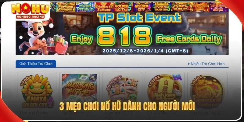 3 mẹo chơi nổ hũ dành cho người mới